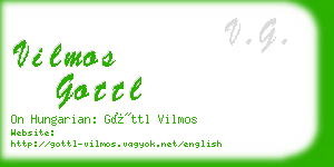 vilmos gottl business card